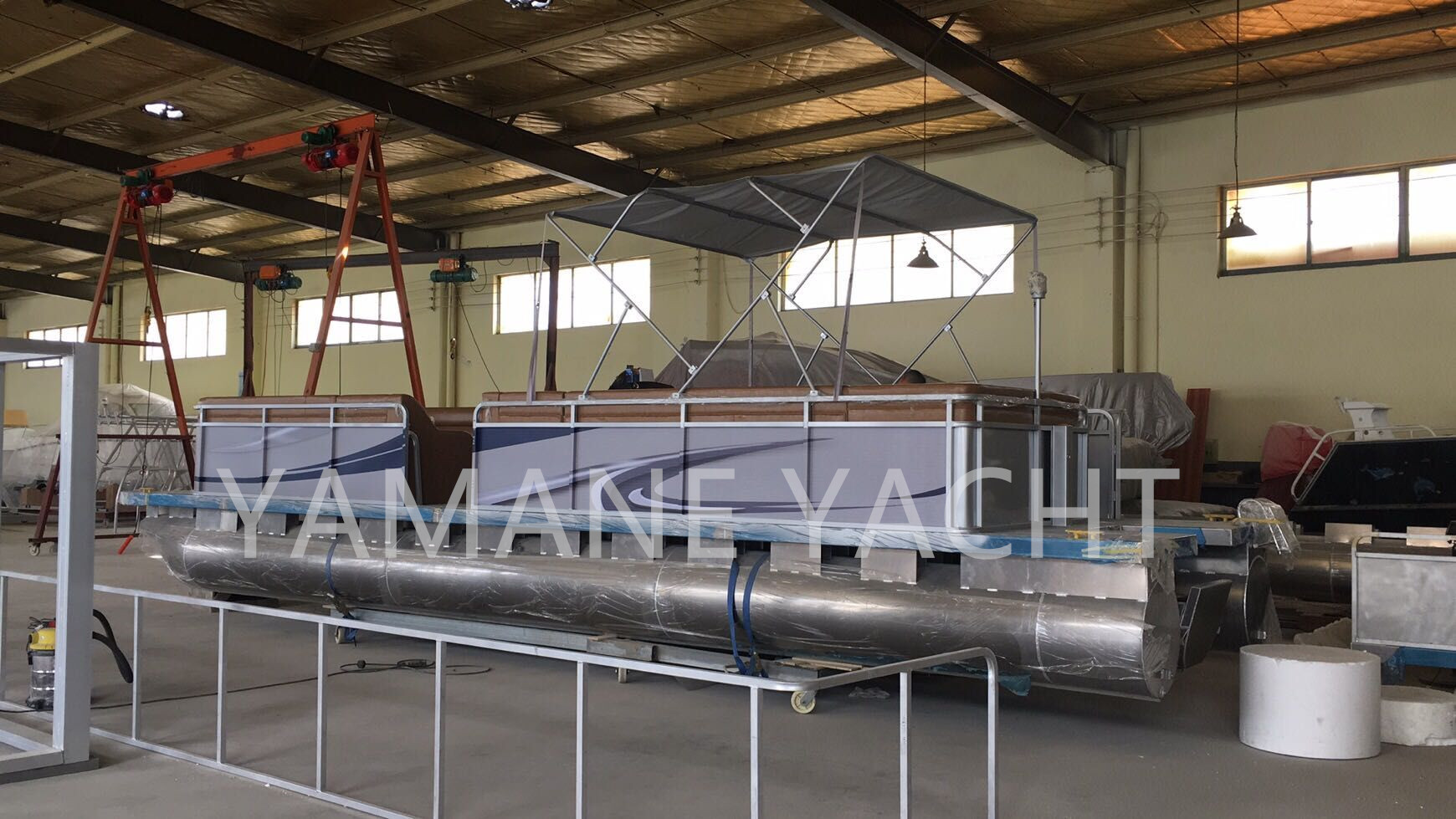 алюминиевый понтонный катер Yamane
