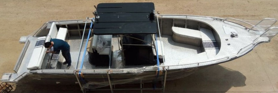 Алюминиевое коммерческое рыболовное судно