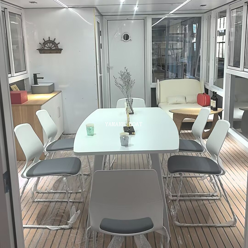 SG1150N 11,5-метровый алюминиевый понтонный катер Yamane Yacht