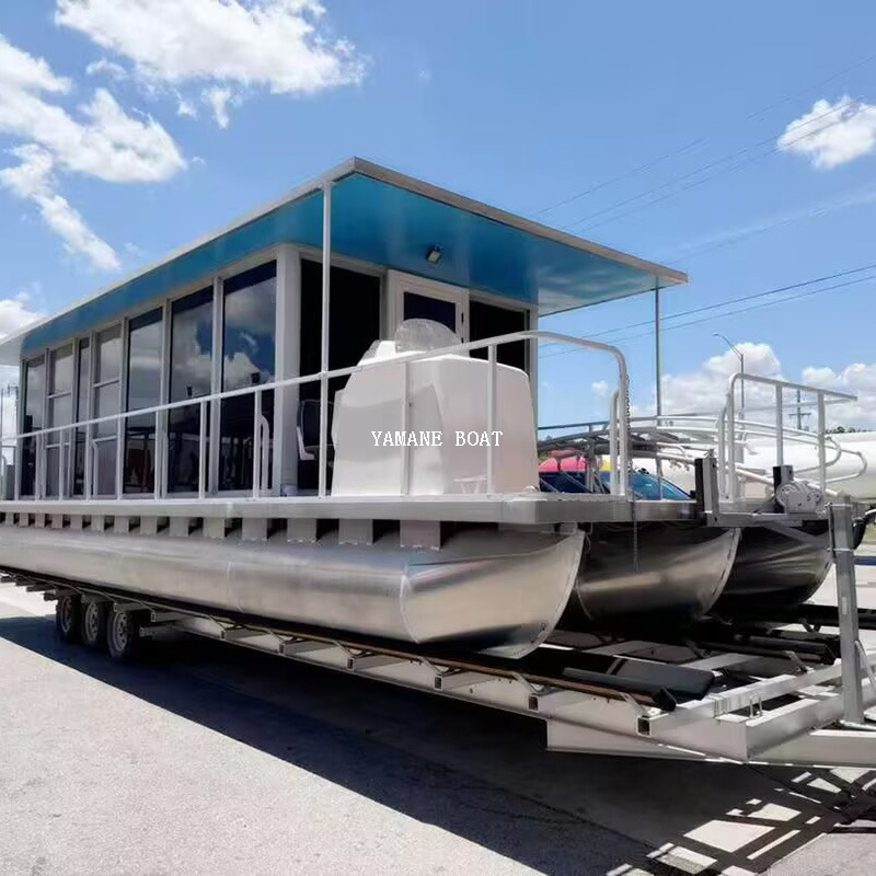 12-метровая алюминиевая понтонная лодка Yamane Ryu Yacht
