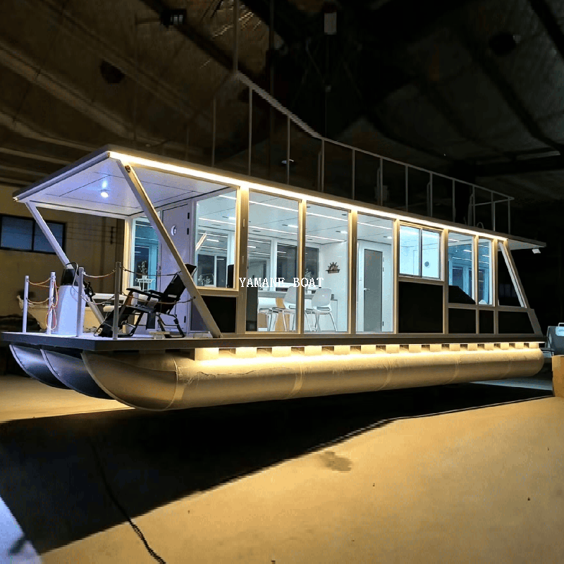 SG1150N 11,5-метровый алюминиевый понтонный катер Yamane Yacht